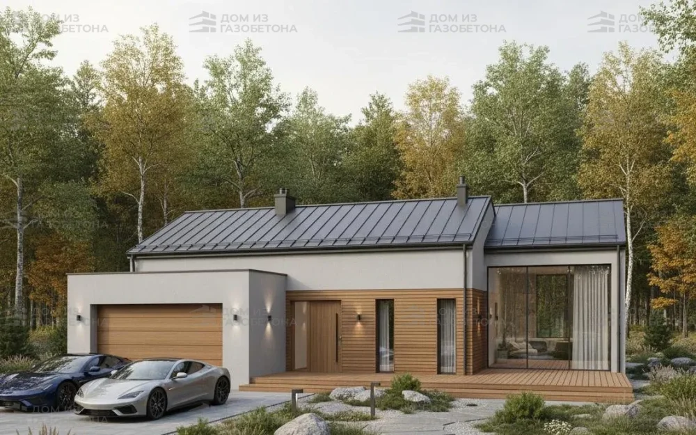 Проект Двухэтажный дом 15 на 11, 202 м2