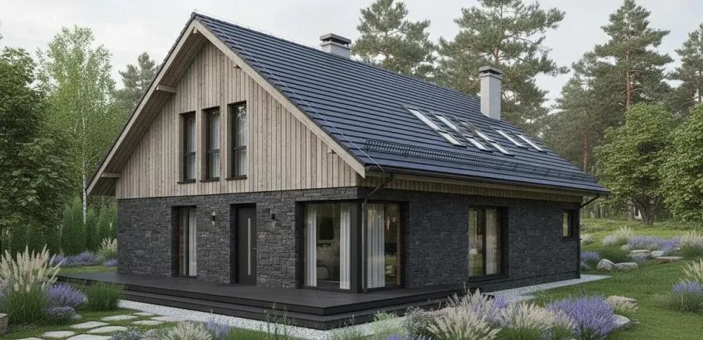 Проект Двухэтажный дом 21 на 11, 223 м2