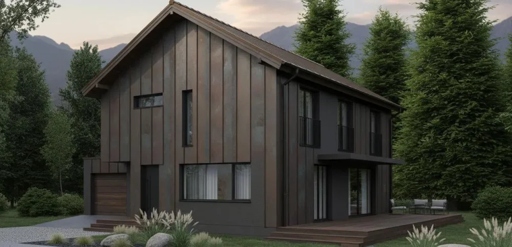 Проект Двухэтажный дом 13 на 12, 196 м2