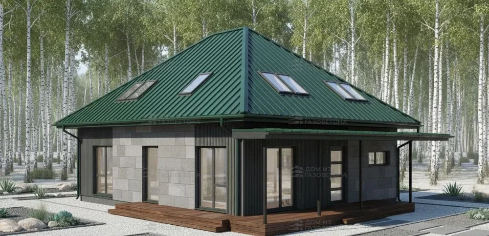 Проект Двухэтажный дом 13 на 11, 147 м2