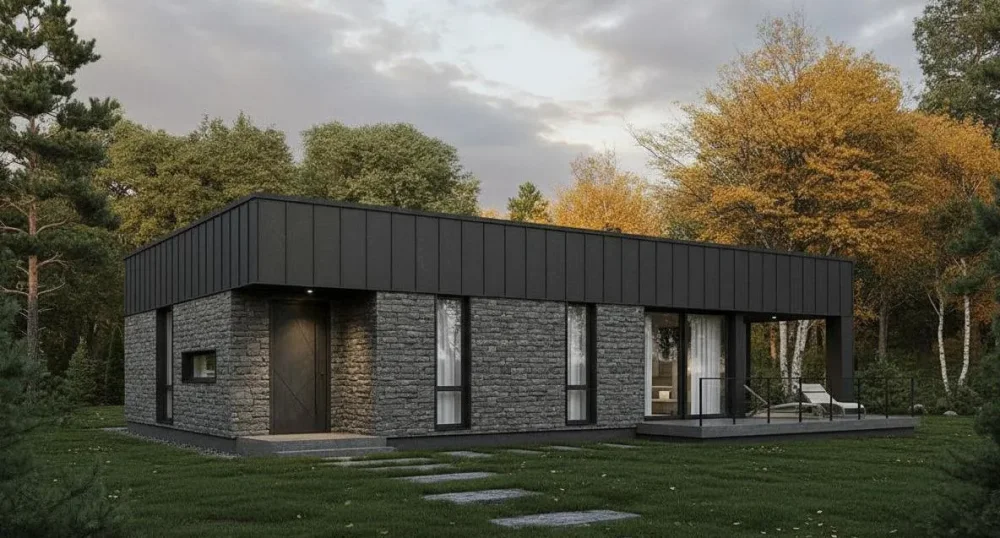 Проект Одноэтажный дом 13 на 14, 111 м2