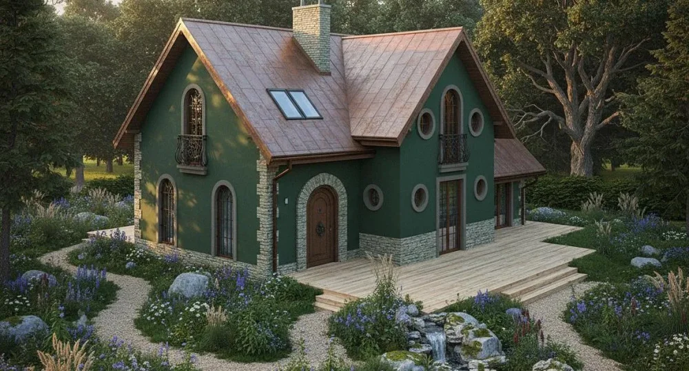 Проект Двухэтажный дом 18 на 10, 213 м2