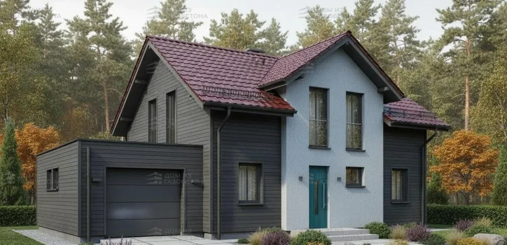 Проект Одноэтажный дом 15 на 11, 102 м2