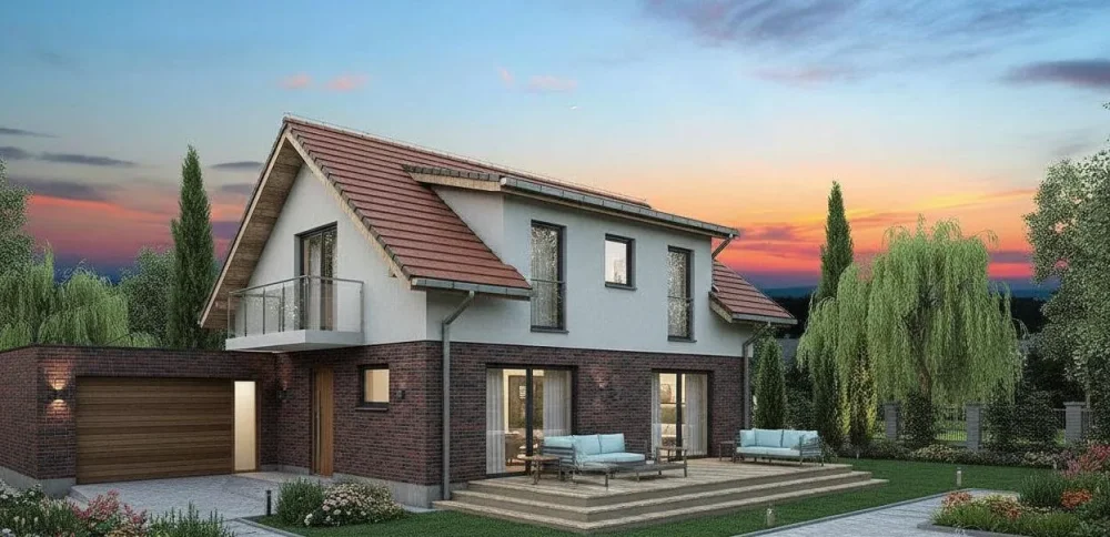 Проект Двухэтажный дом 17 на 9, 123 м2